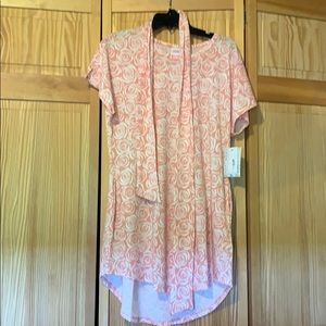 Lularoe Rose print Mitzi